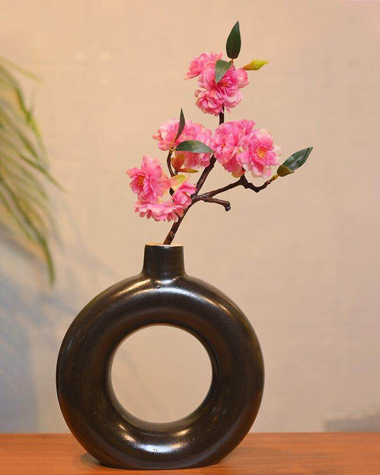 Black Colour Pipe Shade Flower Planter